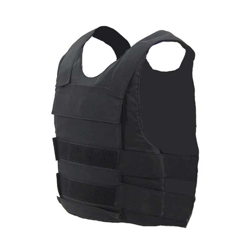 Concealable Combination Body Armor w/ Full Coverage NIJ IIIA Soft Panels + Front/Rear NIJ IV Rigid Inserts - Stops 300WIN MAG + .30-06AP - XL
