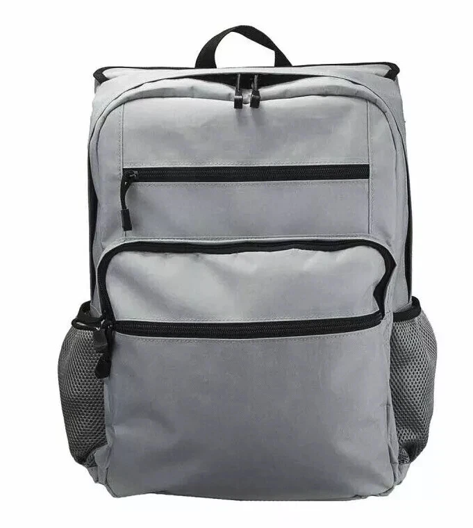 Covert Backpack Body Armor System w/ Front + Rear NIJ IV Rigid Inserts - Stops 300WIN MAG + .30-06AP - Gray
