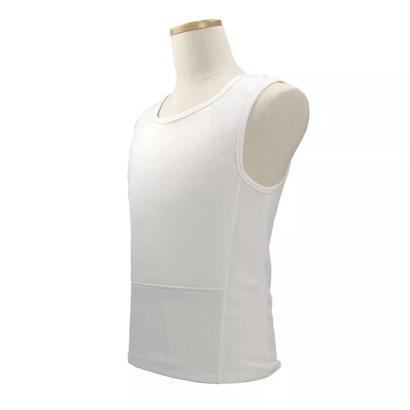 NIJ IIIA Concealed Flexible Body Armor Undershirt STOPS 12GA + .44MAG XL