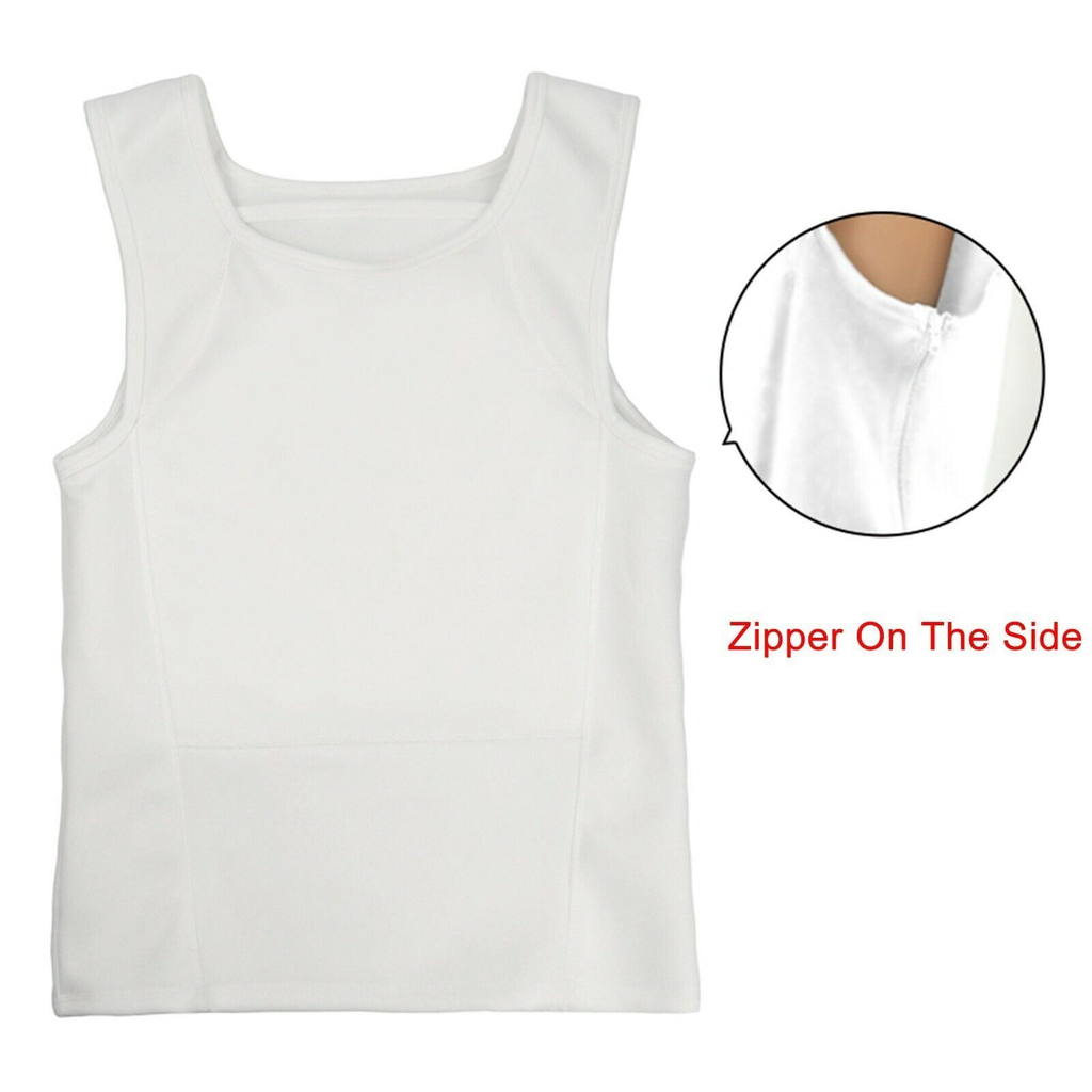 NIJ IIIA Concealed Flexible Body Armor Undershirt STOPS 12GA + .44MAG XL