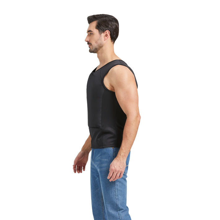 NIJ IIIA Concealed Flexible Body Armor Undershirt STOPS 12GA + .44MAG 4XL