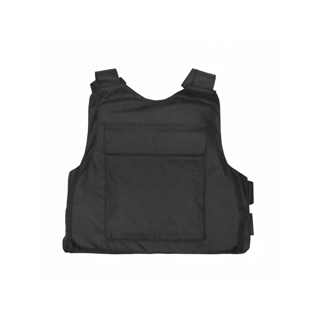 Concealable Combination Body Armor w/ Full Coverage NIJ IIIA Soft Panels + Front/Rear NIJ IV Rigid Inserts - Stops 300WIN MAG + .30-06AP - XL